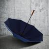 Large Wooden Handle Straight Umbrella for Sun and Rain