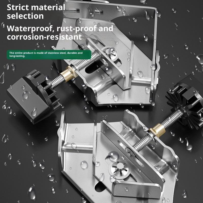 1 szt. Lokalizator kątownik pomocniczy ze stali nierdzewnej Kątownik prosty Szybki klips Regulowany zacisk mocujący 90 stopni Spawanie