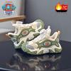 2025 Paw Patrol Boys' Shoes: New Chinese Style with Rotary Button, Two-Layer Cotton, Plus Velvet, Autumn/Winter Collection