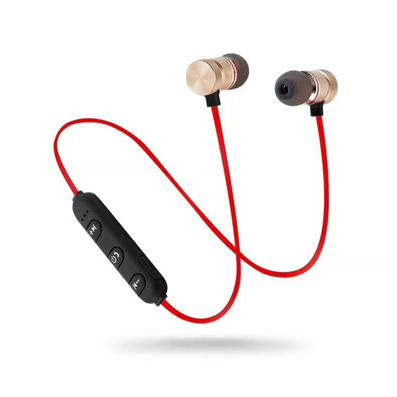 

Magnetic Neckband Bluetooth Sports Earphones M6 with In-ear HD Stereo Sound Bare Device (No Accessories) червоний