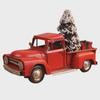 Ručně vyráběná evropská vánoční ozdoba nákladního auta - Model z plechu