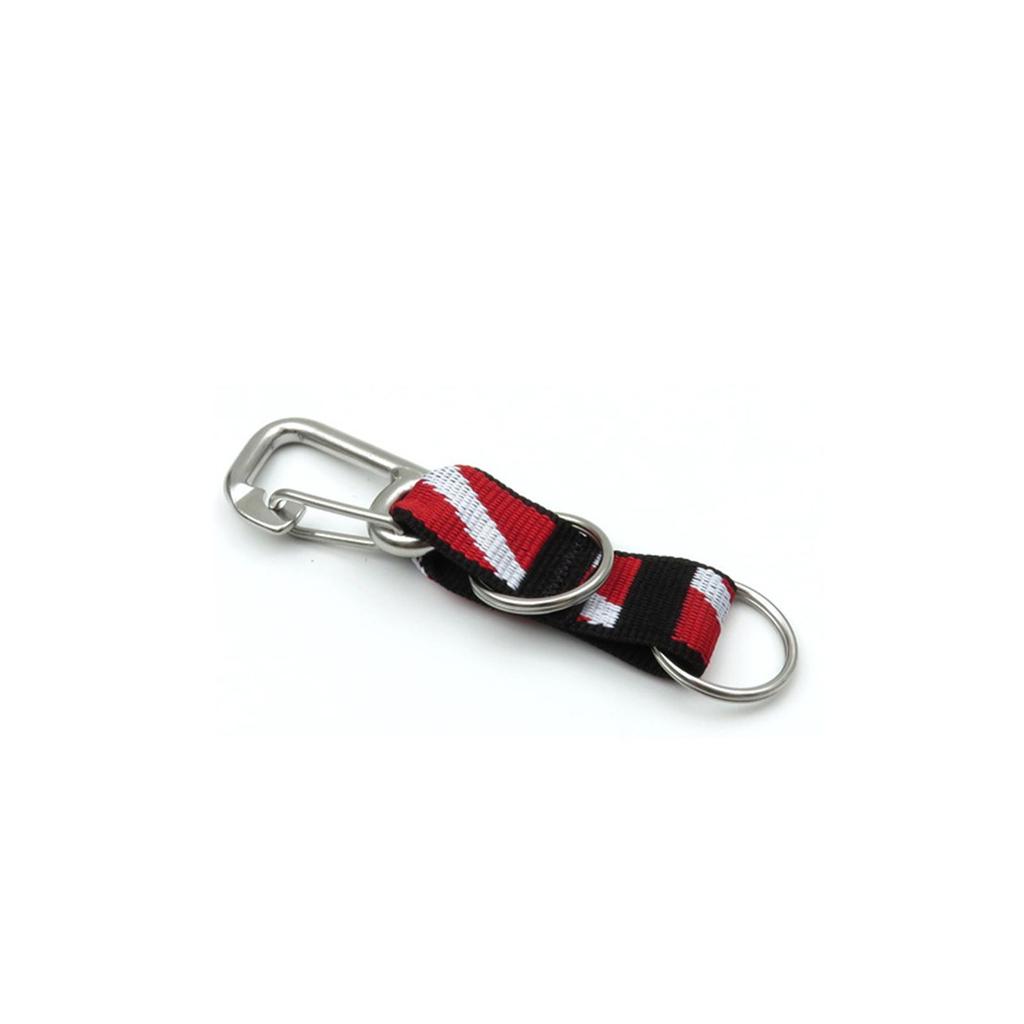 Scuba Diving Lanyard Clip Anti Lost Strap Versatile Nylon with D for Gear Attachment