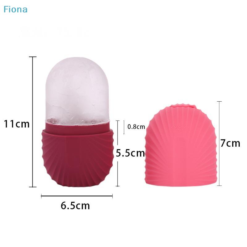 Shell-Shaped Silicone Face Ice Roller, Reusable Ice Cube Tray for Facial Massage and Skin Care