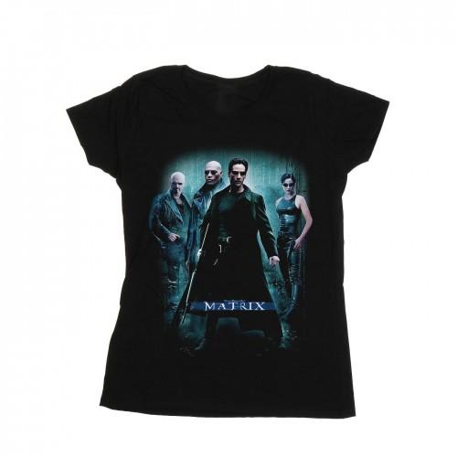 The Matrix Womens/Ladies Group Poster Cotton T-Shirt