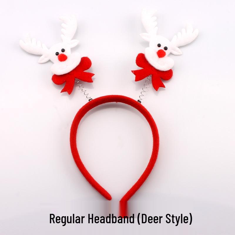 Individually Packaged Christmas Glowing Antler Headband for Holiday Parties