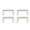 12 Sets U Ring Connector Buckle 13.5x7x7mm Silver Arch Bridge Buckles 5.5mm Crossed Iron Screws for