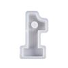 Crystal Epoxy Resin Mold Geometric Numbers Candlestick Mould DIY Candle Holder Home Decor Cement Plaster Silicone Molds