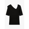 VOV Unbalance Rib Knit Pullover 7156350001