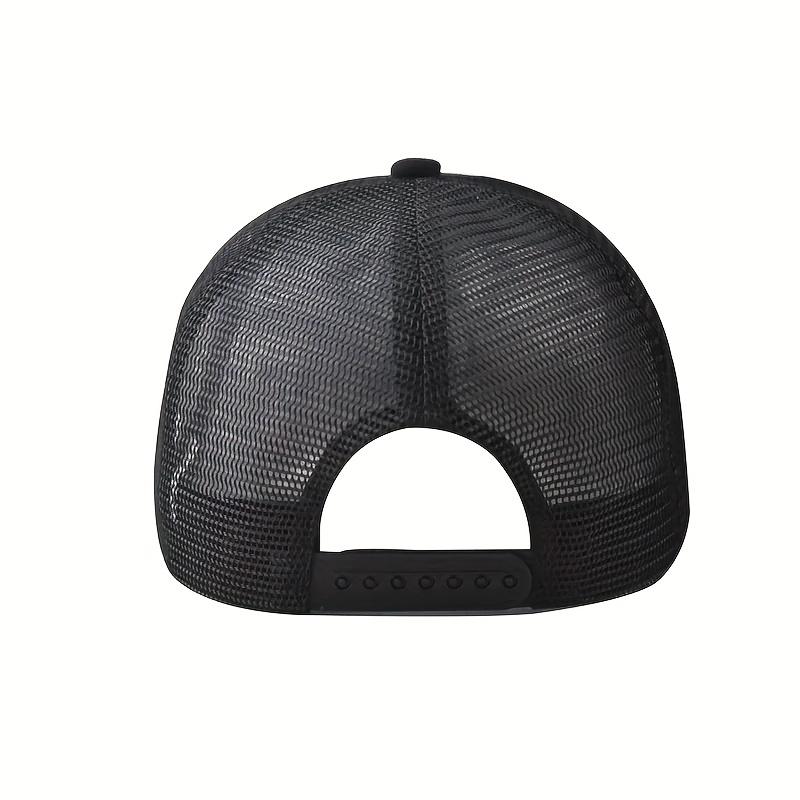 1pc Summer Mesh Baseball Cap Women Men ENJOY LIFE Letter Patch Snapback Hat Casual Breathable Unisex Street Hip Hop Trucker Caps