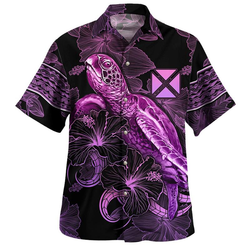 Hawaiian Beach Shirt Fashion Men's Shirt Retro Casual Street Clothing Men's Summer Unisex Short Sleeve Top