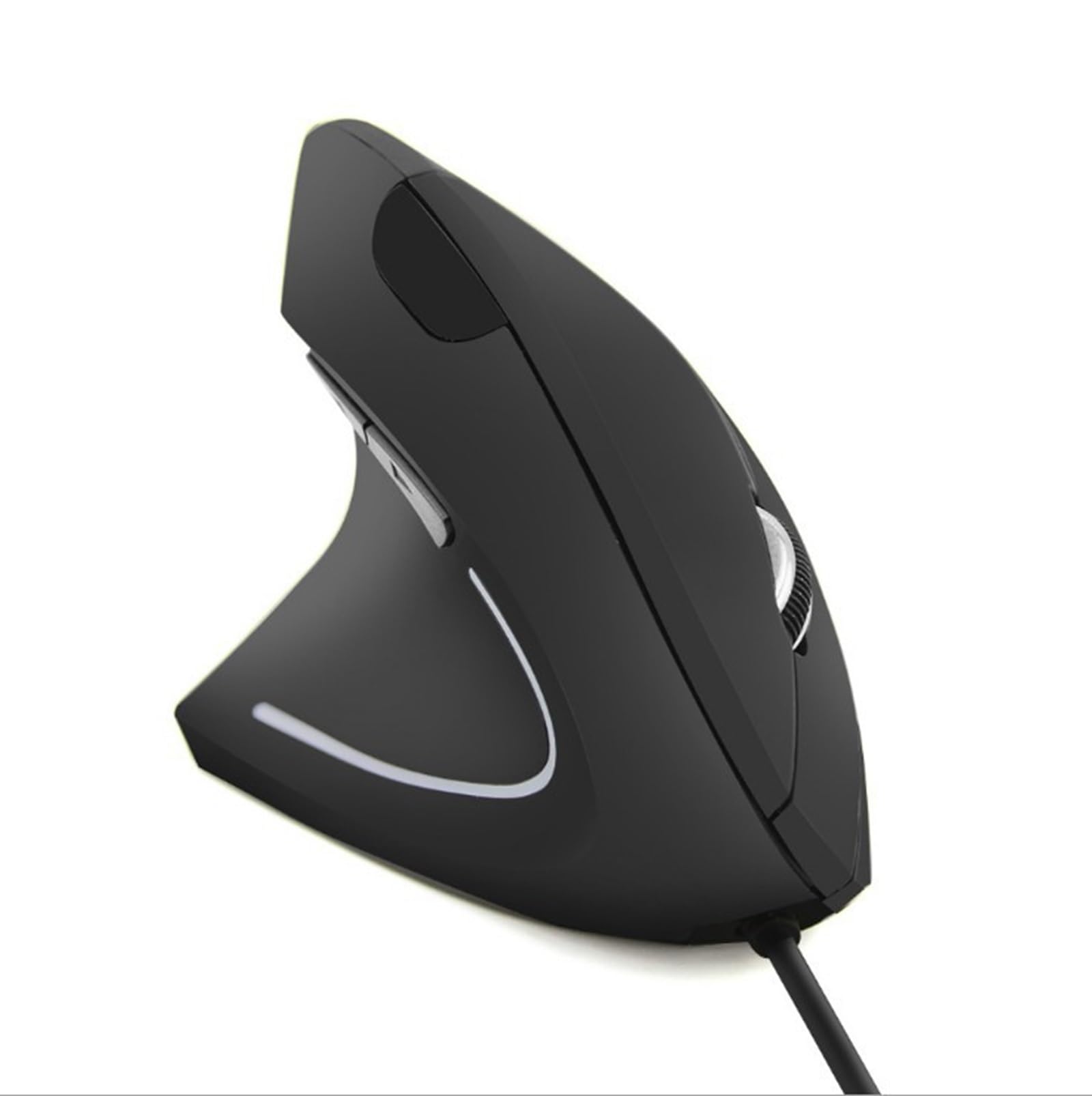 

CAWKAY Vertical Ergonomic Reduces Wrist Fatigue and Ergonomic Comfortable Grip for Long Use Left-Handed Mouse, Wired, Pain, Cursor,
