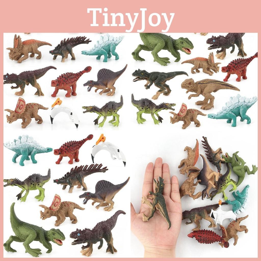 Dinosaur Miniature Tyrannosaurus Models Set Kids Learning Play Collection And