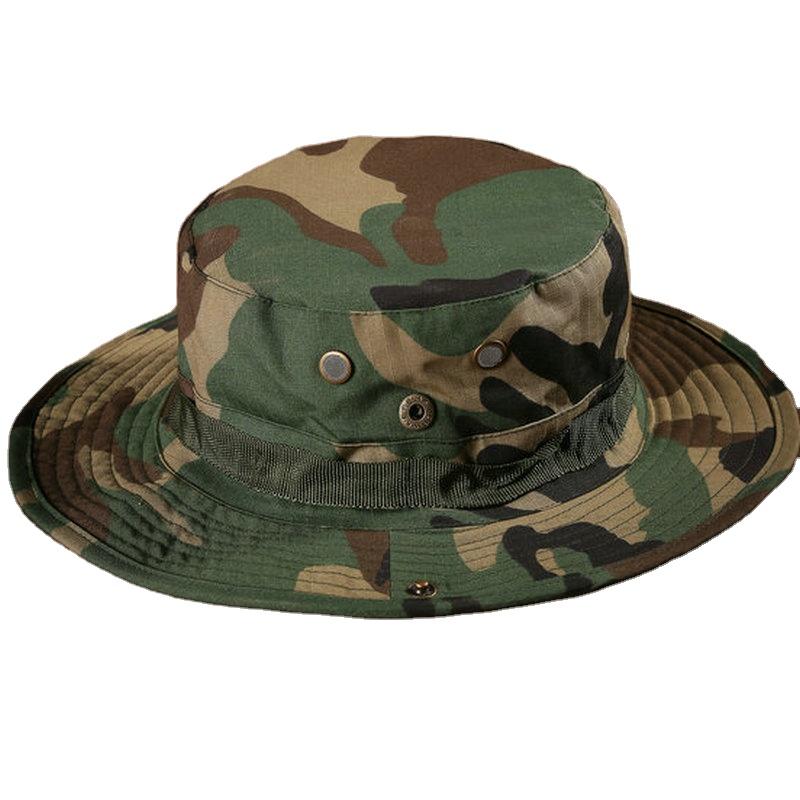 Sport Unisex Täglich Taktisch US Fischerhut Panama Sommer Sonne Tarnung Bonnie Angeln Jagd Olivgrün Ski Radfahren Party