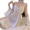 Sexy Pajamas Ladies Hot Pure Desire Private Room High Sense Summer Ice Lace Nightdress Suspender Loungewear