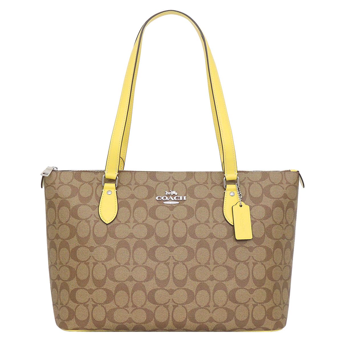 

Сумка FCH504 CH504 Khaki x Retro Yellow Luxury Signature Gallery Tote Ladies [Coach] (Сумка) [Виріб] [Бренд] [Елемент]