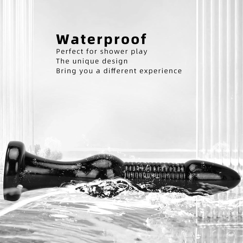 Chrysanthemum Extra Large Thick Anal Plug and Beads for Training and Torture