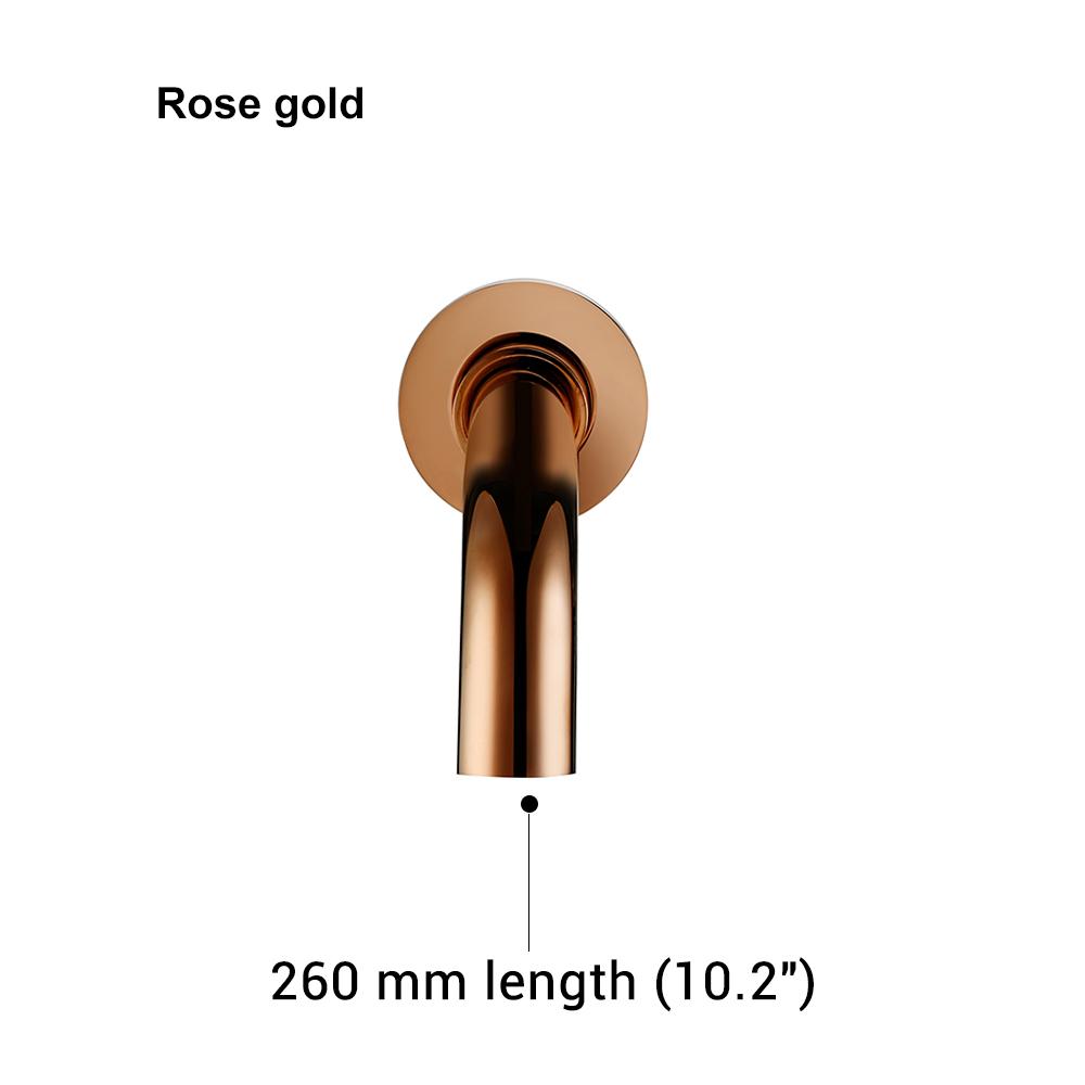 Bagnolux Black Brushed Polished Chrome Stainless Steel Rose Gold Brass Round Bathtub Spout Basin Bathroom Faucet