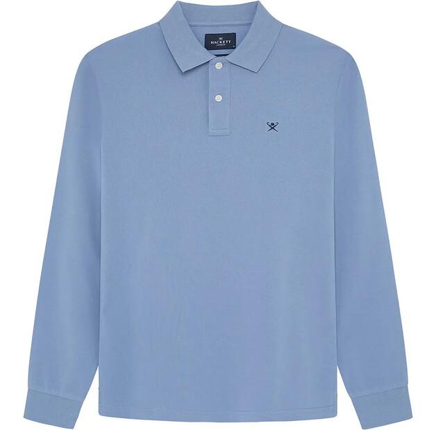 

Hackett Slim Fit Logo поло с длинными рукавами S
