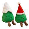 Plush Christmas Tree Doll Soft Stuffed Toy Pillow Bookshelf Xmas Decor Holiday Party Display Prop Kids Gift