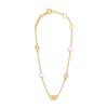 Ikonisches Messingarmband mit Buchstaben für Damen Gold 461JE6RPS.01GI.TU