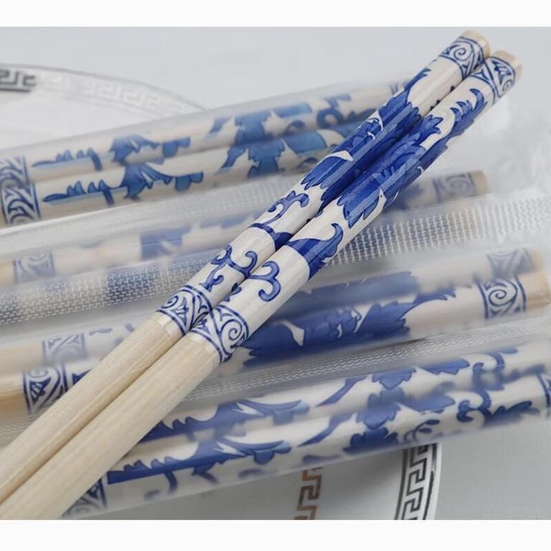 Beijinjie Disposable Blue & White Porcelain Chopsticks