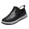 Winter Old Beijing Cloth Shoes Men's Cotton Shoes Piled Thickened Warm Snow Boots Soft Sole Breathable Comfortable Men's Cotton Boots