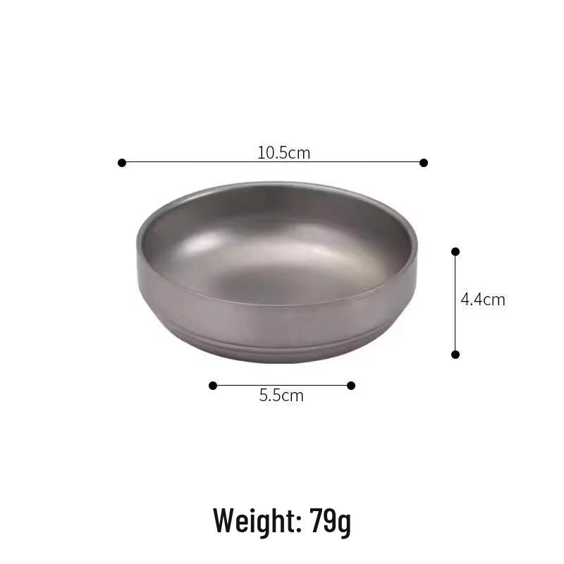 Vintage Japanese Style 304 Stainless Steel Tableware