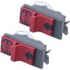 2 pièces Kit d'interrupteur d'arrêt d'urgence pour Husqvarna 136 137 141 142 142 36 41 50 51 55 268 272,etc, Scie à chaîne