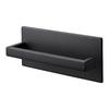 Yamazaki Jitsugyo 3075 Gancio magnetico per ombrello nero circa. Portaombrelli a torre sottile L20 x P5,5 x H9 cm, salvaspazio per porta d'ingresso