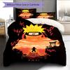 Naruto Uzumaki Naruto Anime Character Pattern Bedding Home Decoration Birthday Gift (1 * duvet cover + 2 * pillowcase, without core)