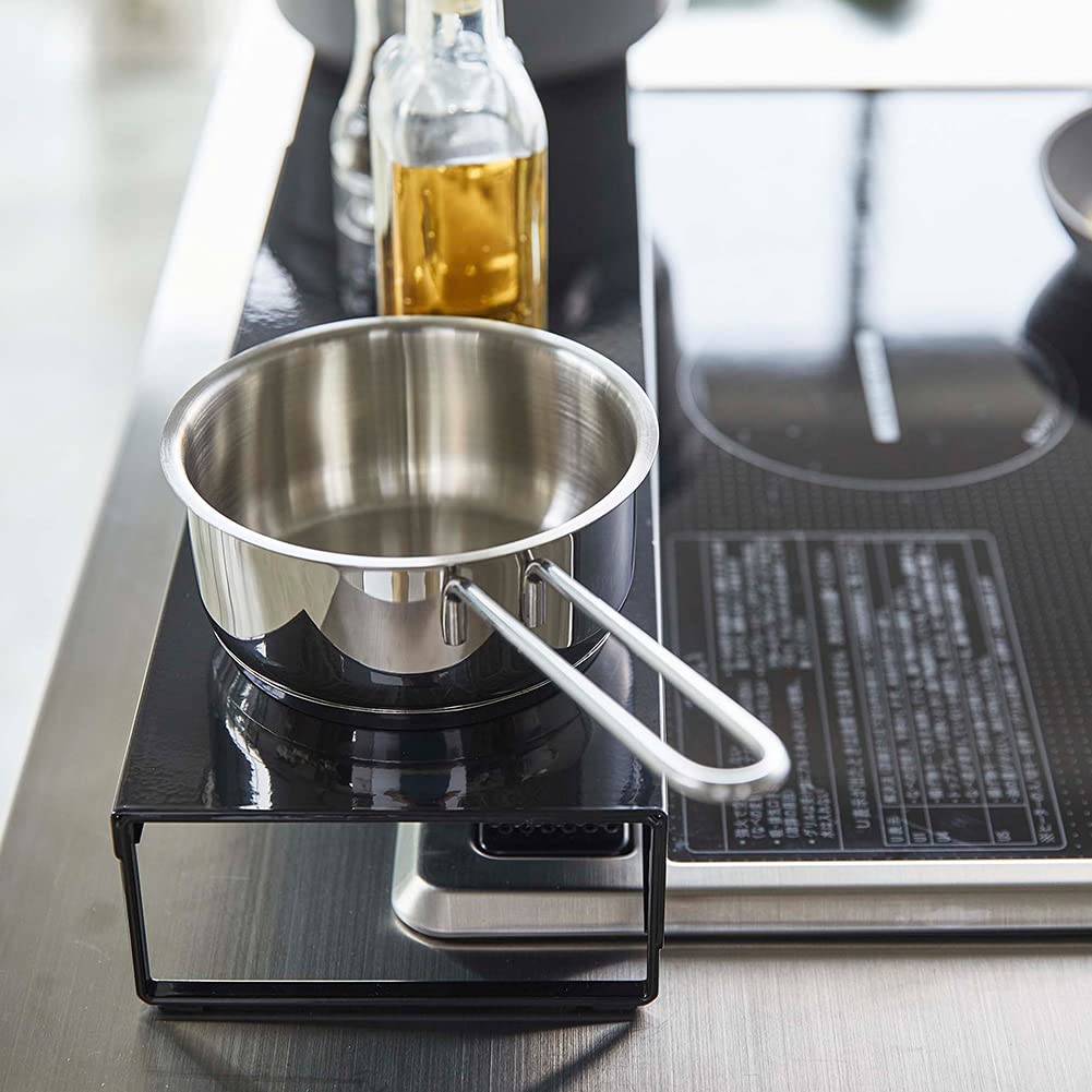 Yamazaki 5249 Tiefe breit mit Regalen Teleskop Abluftöffnung Abdeckung schwarz ca.. B46 – 82 x T14 x H6,7 cm Turm Turmbreite Ca.