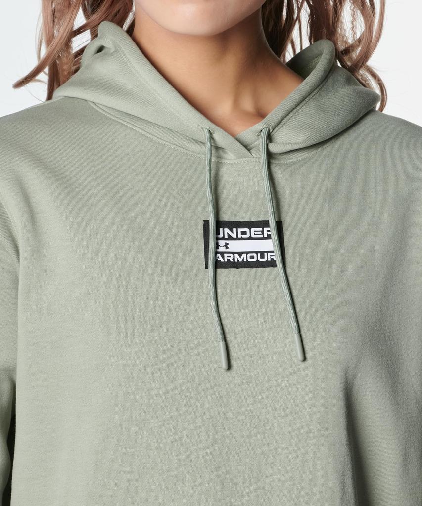 UA RIVAL FLEECE OVERSIZED PULL OVER HOODIE Grove Green MD [Under Armour]