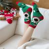 Cartoon Christmas Socks Santa Claus Floor Sleep Socks Kawaii Women Hosiery  Home