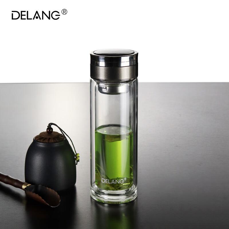 Delang Double-Layer Glass Tea Cup 320ml