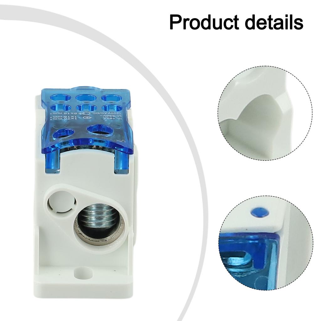 80A ~500A Electric Split Din Rail Terminal Block Junction Box Power Wire Electrical Connector Terminal Block Connector