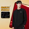 Li Ning Sweatshirts Unisex Black Hooded Moderate AWDVG77-1