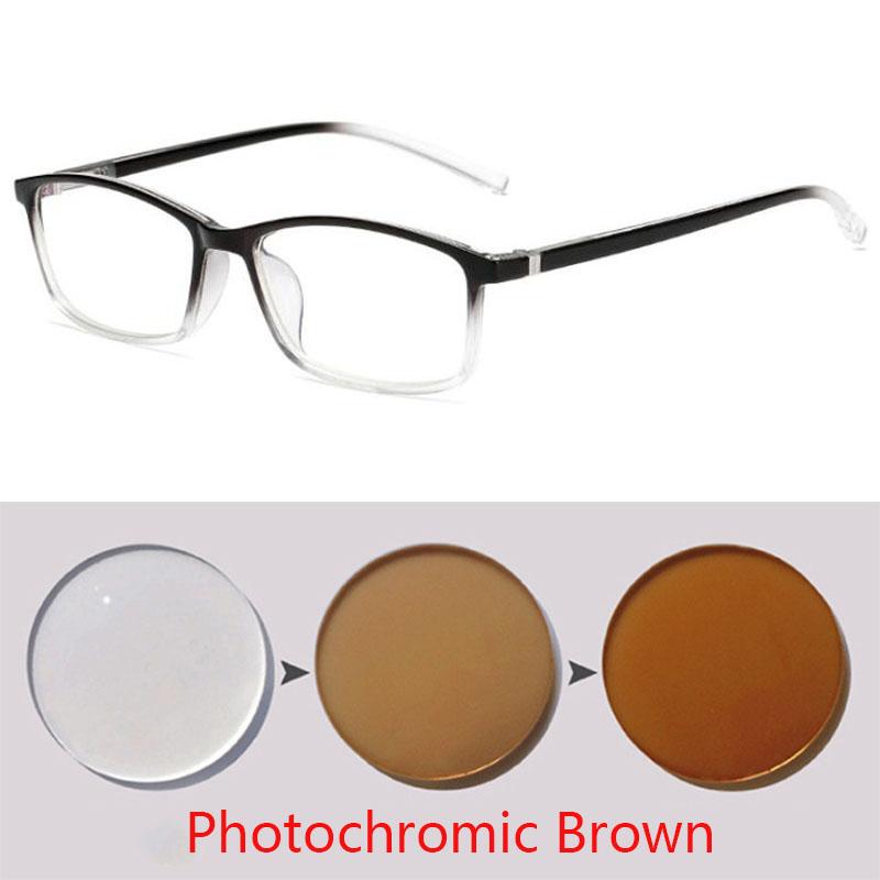 Men Vintage Small Rectangular Finished Myopia Glasses Students Fashion Optical Prescription Eyeglasses Frame 0 To -6.00