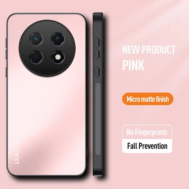 For Huawei Enjoy 90 Pro Max AG Frosted Soft Matte Stand Back Cover For Huawei Enjoy 90 Plus Enjoy90Plus Phone Case Enjoy 90 Plus розовый