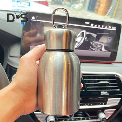 300ML Mini Copo Térmico Isolado Aço Inoxidável Garrafa Térmica de Água para Bebidas Quentes e Frias Caneca de Café de Viagem à Prova de Vazamento