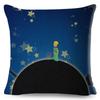 Little Prince Pillow Case Decor Cartoon France Anime Print Cushion Cover for Sofa Home Children Room Linen Throw Pillowcase