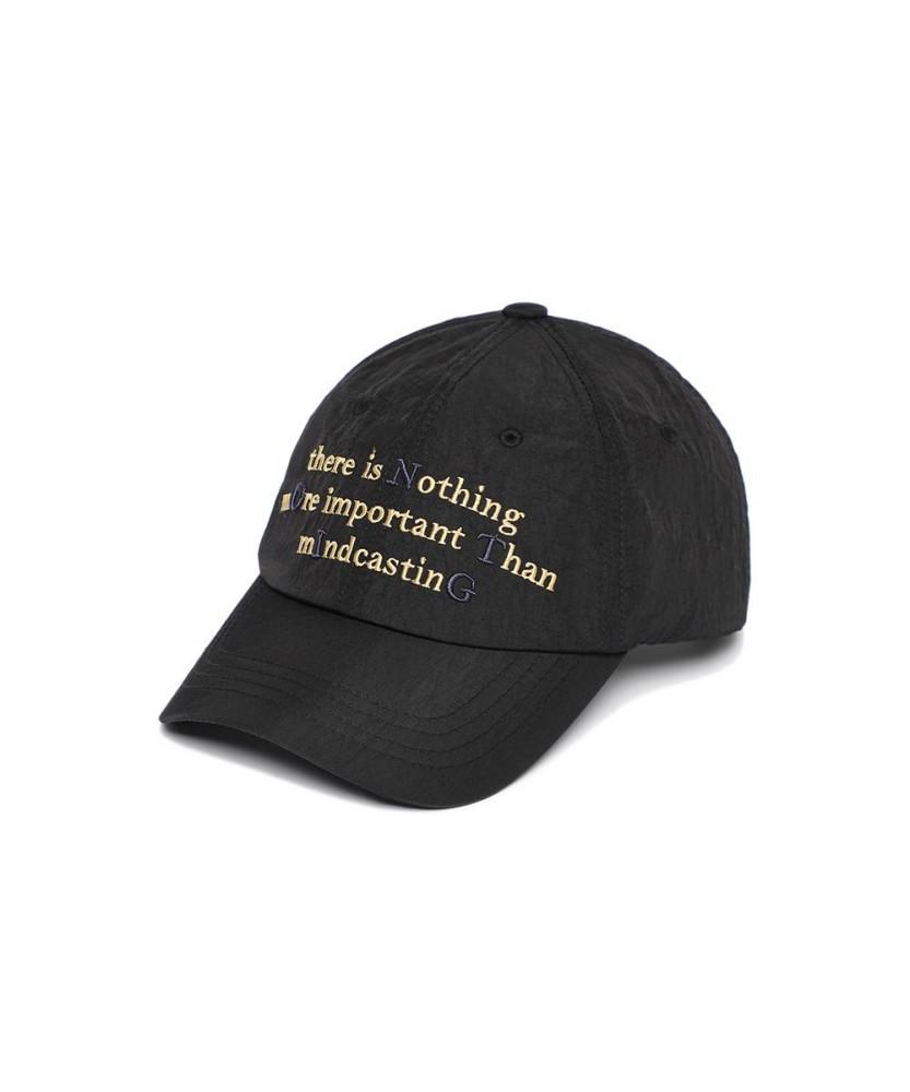 NOTIG Washed Logo Embroidered Ball Cap Black_Okg3Accp101K1