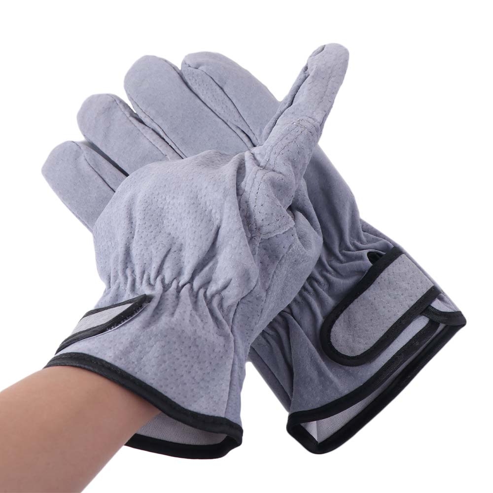 Wear-resistant Leather  Work Gloves Safety Labor Protection  Gloves Portable Welding Gloves  Welder