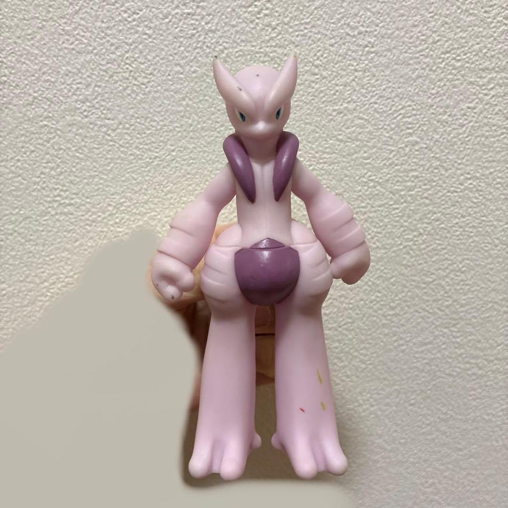 Used Poke Soft Vinyl Mega Mewtwo X Rare Mewtwo Pokemon Figure Out of Print