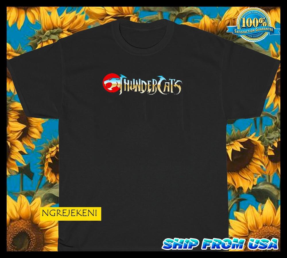 Новая футболка с логотипом мультфильма Thundercats Classic, американская, смешная, размеры S-5XL, унисекс XXXXL