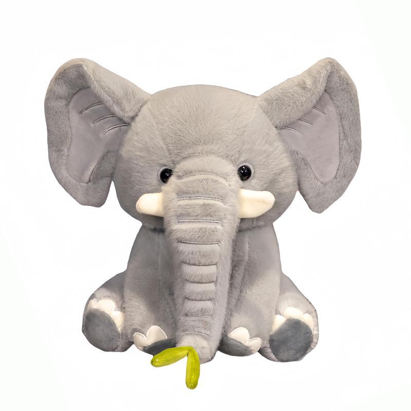 Cute Cute Baby Elephant Doll Plush Toy Elephant Doll Children Accompany Soothing Rag Doll Girl Birthday Gift