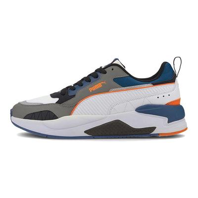 X-Ray 2 Square Pack Stoff Synthetisches Leder Runde Zehenpartie Schnürung Stoßdämpfend Abriebfest Atmungsaktiv Low-Top Freizeitschuhe 374121-05