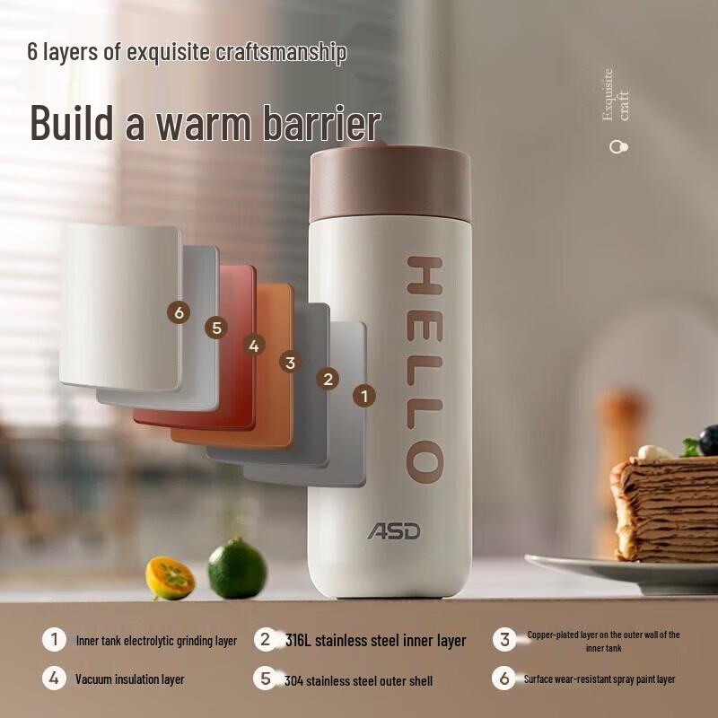 ASD 316 Stainless Steel Portable Travel Mug