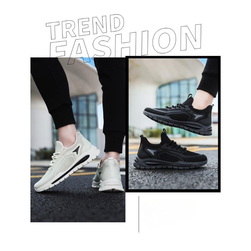 Turnschuhe,Modetrend Weiche Sohle,Leichte Laufschuhe,Fly Weave Atmungsaktive Teenager-Herrenschuhe