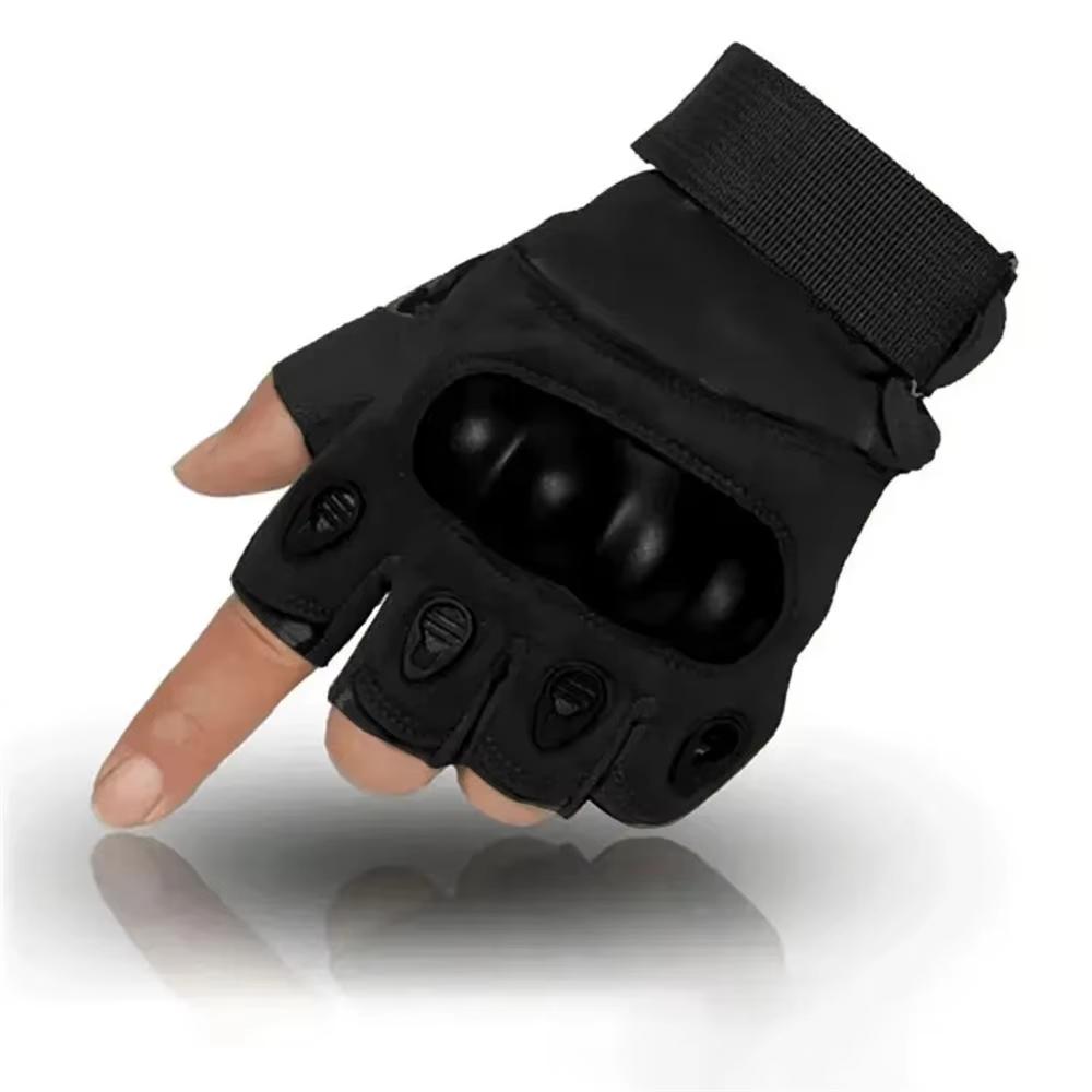 Mănuși Tactice Special Forces cu Degete Scurtate Antrenament Fitness Antiderapante Ciclism Respirabile și Rezistente la Uzură
