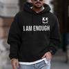 Fashion Printed Hooded Sweater Digital Printed Hoodie Simple Style